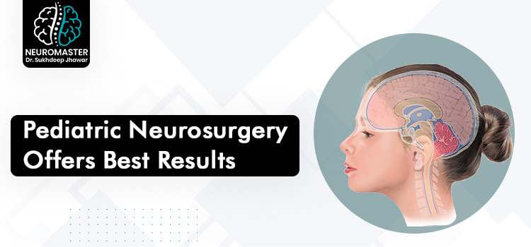 What does a pediatric neurosurgeon treat, and how does he perform surgery?